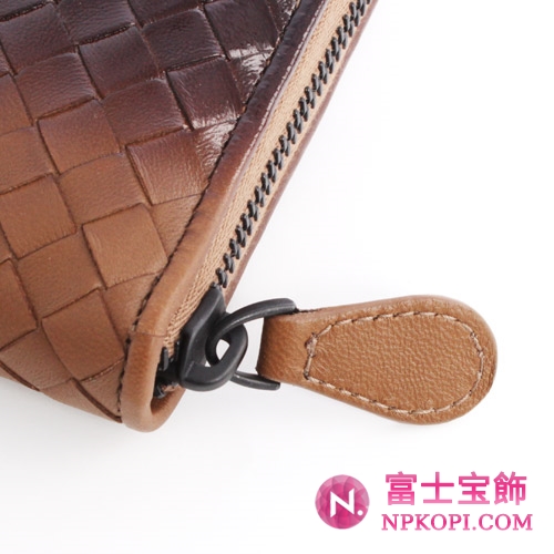 ボッテガヴェネタ フェットトゥーチェ デグラデ 長財布 シェーンブラウン 114076VP9112802  【2011年春夏新作】